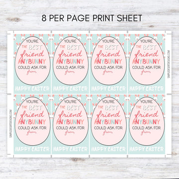 printable easter tag